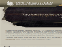 Tablet Screenshot of opsalliance.com